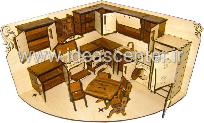 ماکت سرویس آشپزخانه دکوری - Image 7