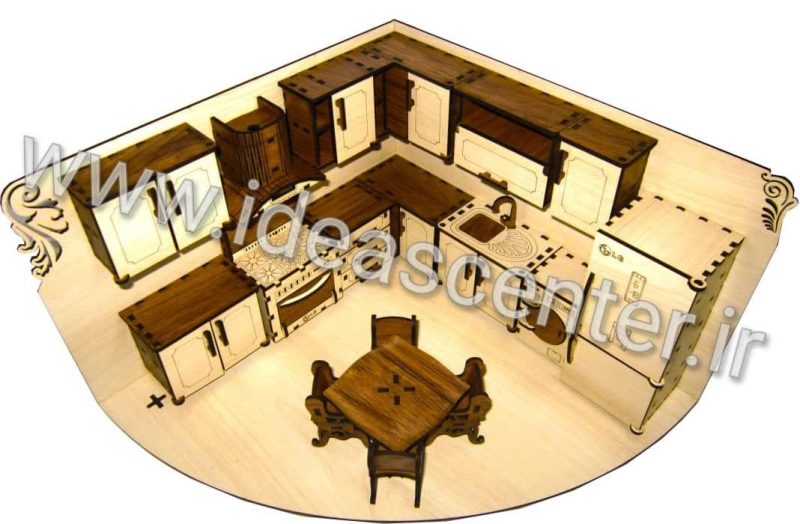 ماکت سرویس آشپزخانه دکوری - Image 2
