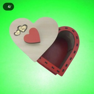 جعبه کادوئی قلب قفلدار